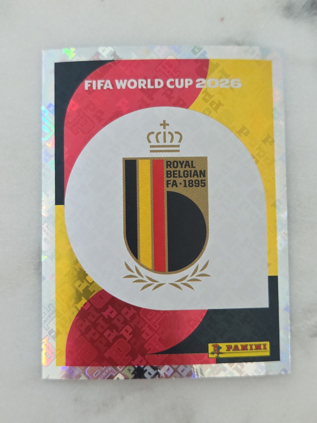 FIFA WORLD CUP 2026 OFFICIAL PANINI STICKER – BEL 1 – BEL 1