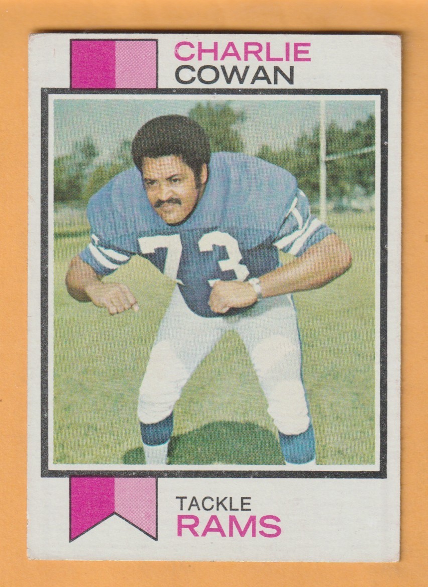 Charlie Cowan Los Angeles Rams 1973 Topps #301 New Mexico Highlands