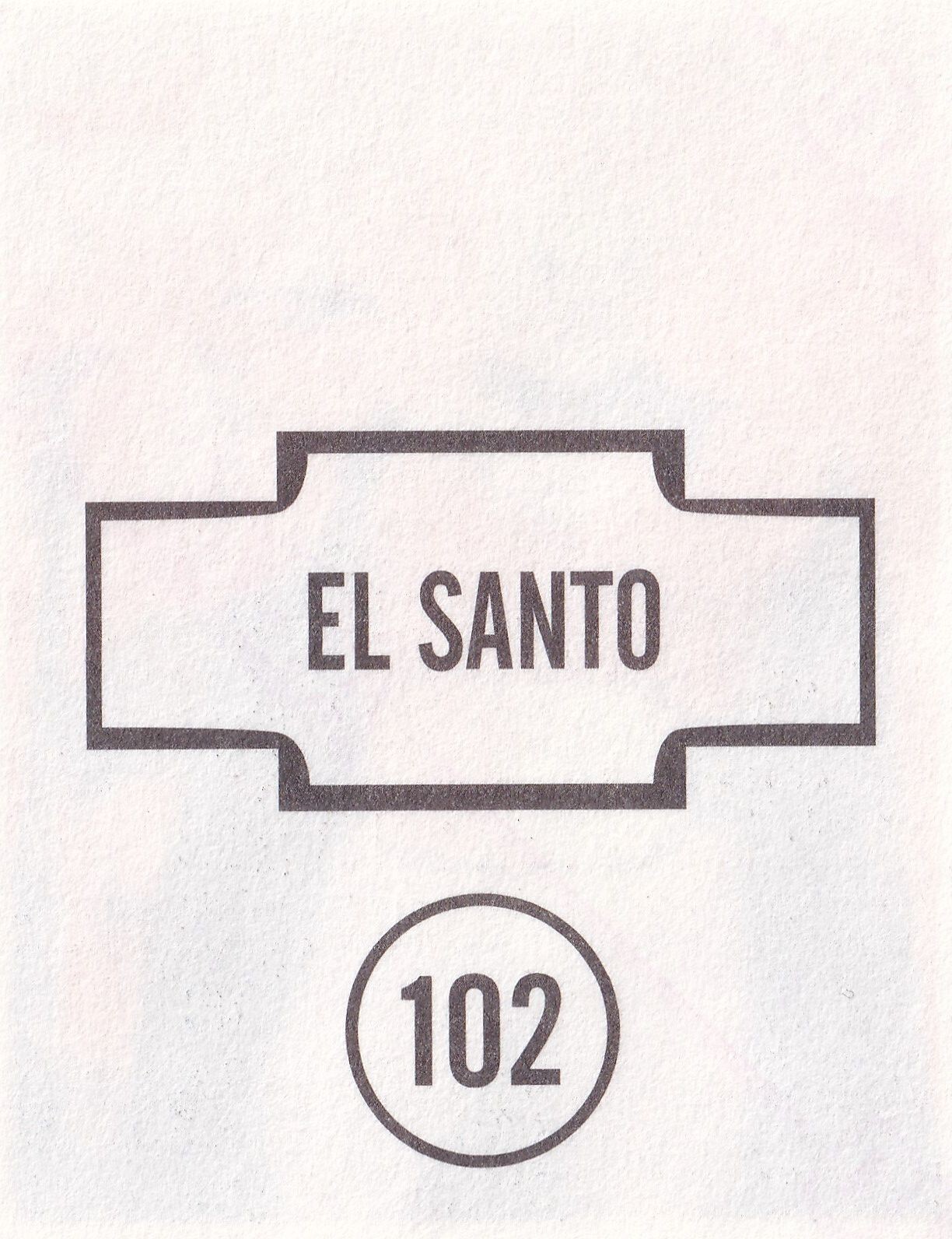El Santo 2004 Las Estrellas De La Lucha Libre Album Stickers Card #102 EMLL UWA