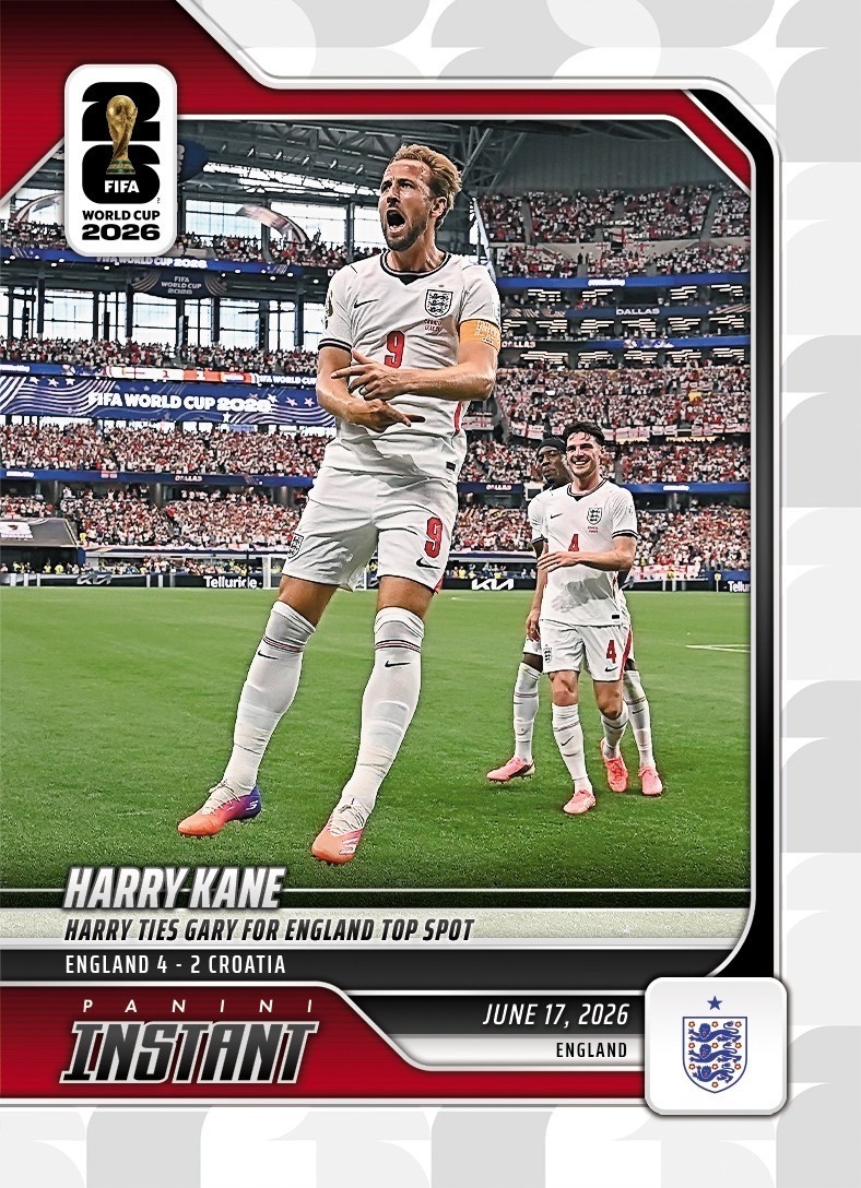 2026 Panini Instant FIFA World Cup #52 Harry Kane England – Presale