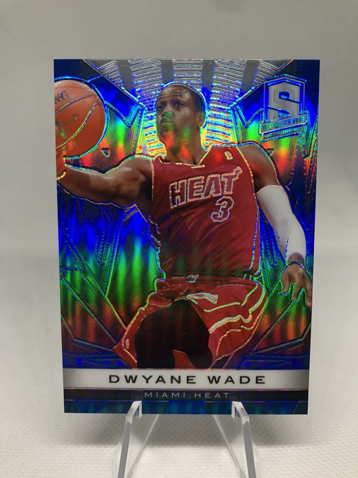 2013-14 Panini Spectra DWYANE WADE Blue Prizm /65 Miami Heat Card #66