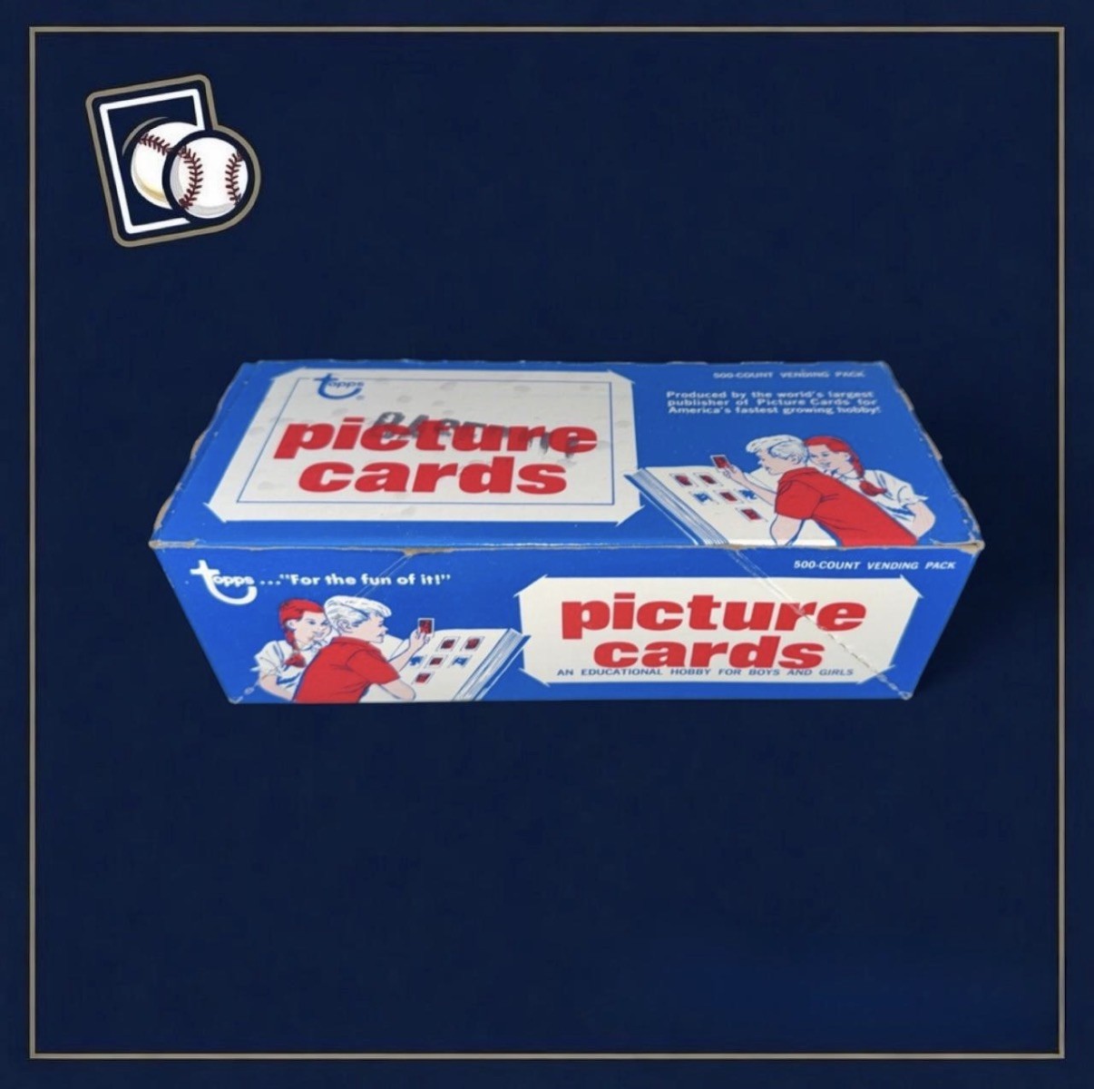 1981 Vintage Topps Vending Card Box – 500 Count Vending Pack (UNSEARCHED)