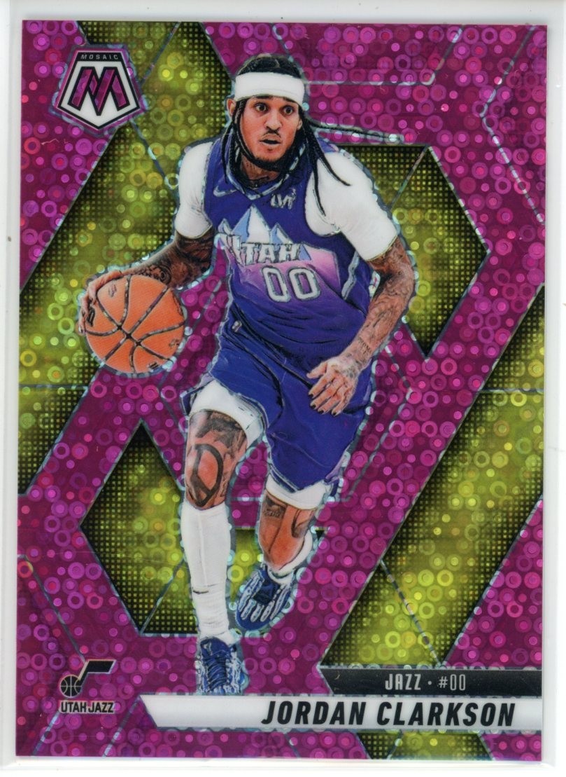 2024-25 Panini Mosaic Jordan Clarkson Fast Break Pink Prizm /20