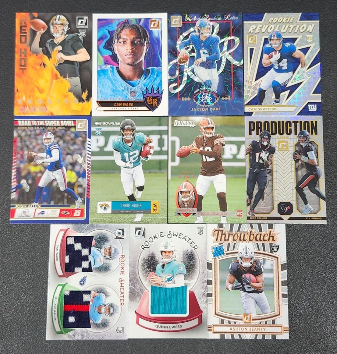 2025 Donruss Football INSERTS (P – R) You Pick – 2 Card Minimum