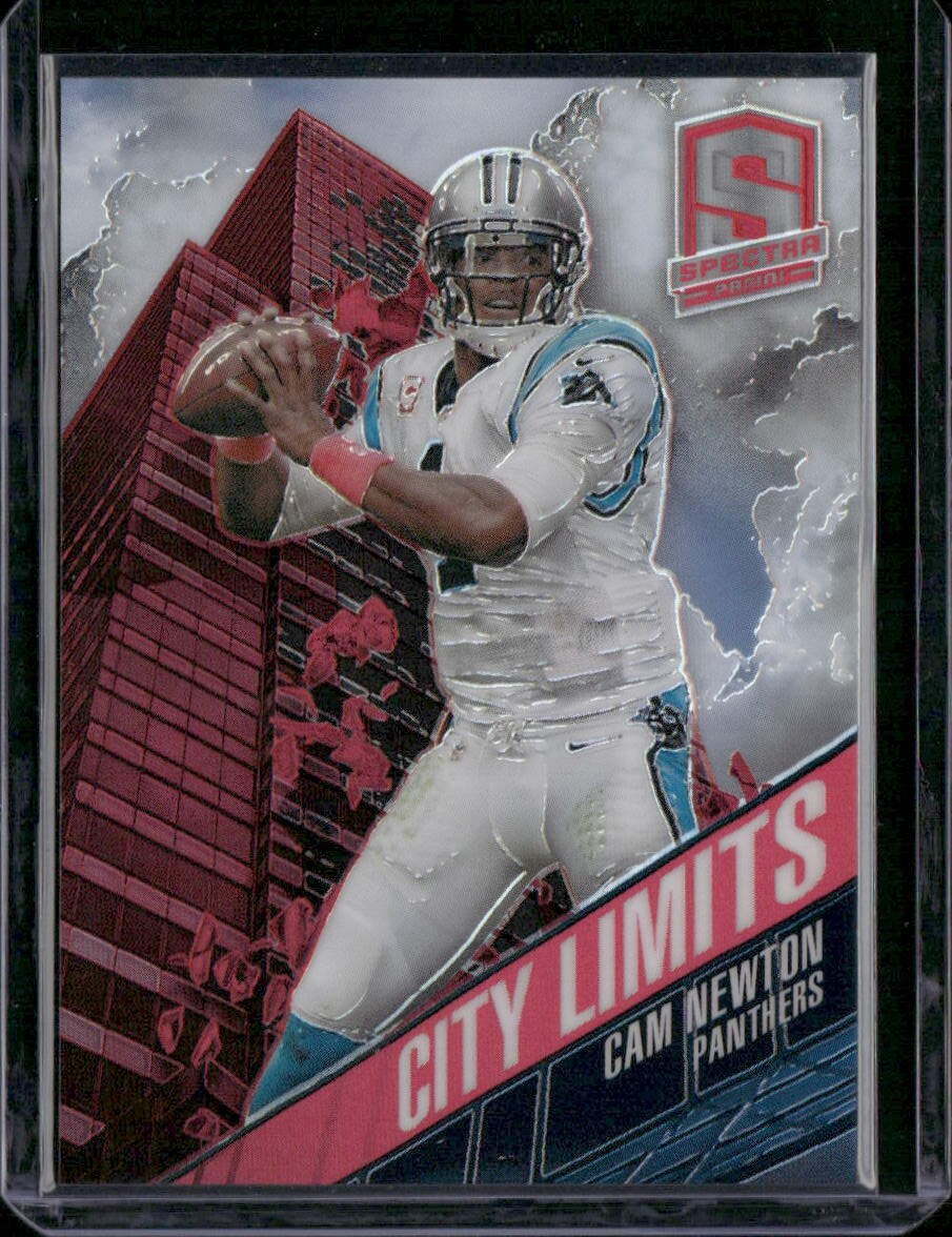 2013 Panini Spectra #13 Cam Newton City Limits Red #/25
