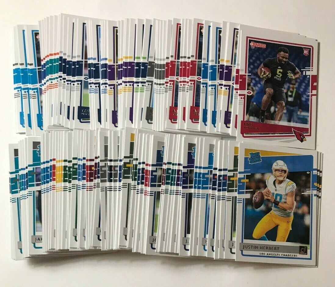 2020 Panini Donruss NFL Football Base Rookies Only #251-350 You Choose Pick PYC!