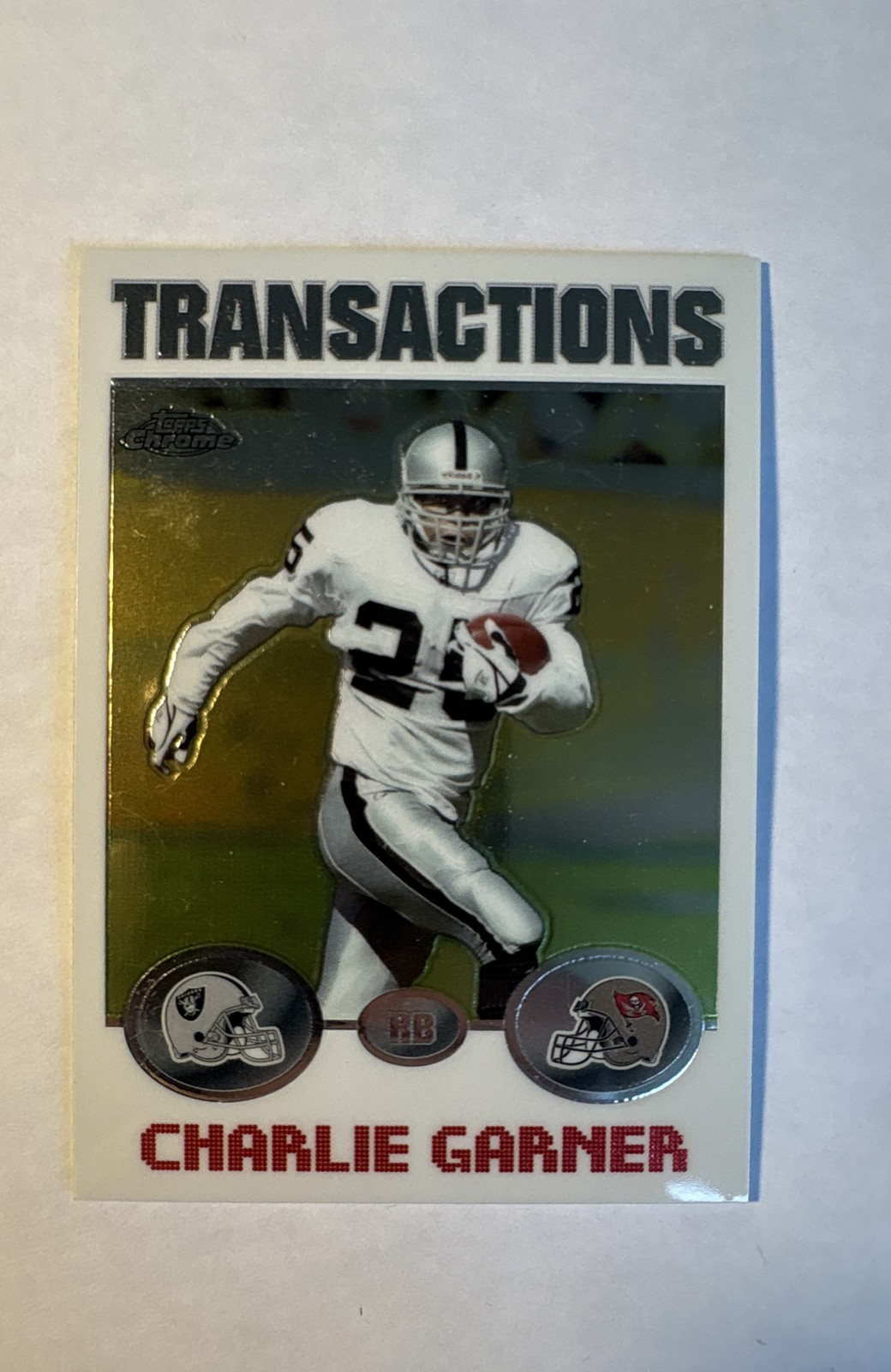 2004 Topps Chrome – Transactions Charlie Garner #129