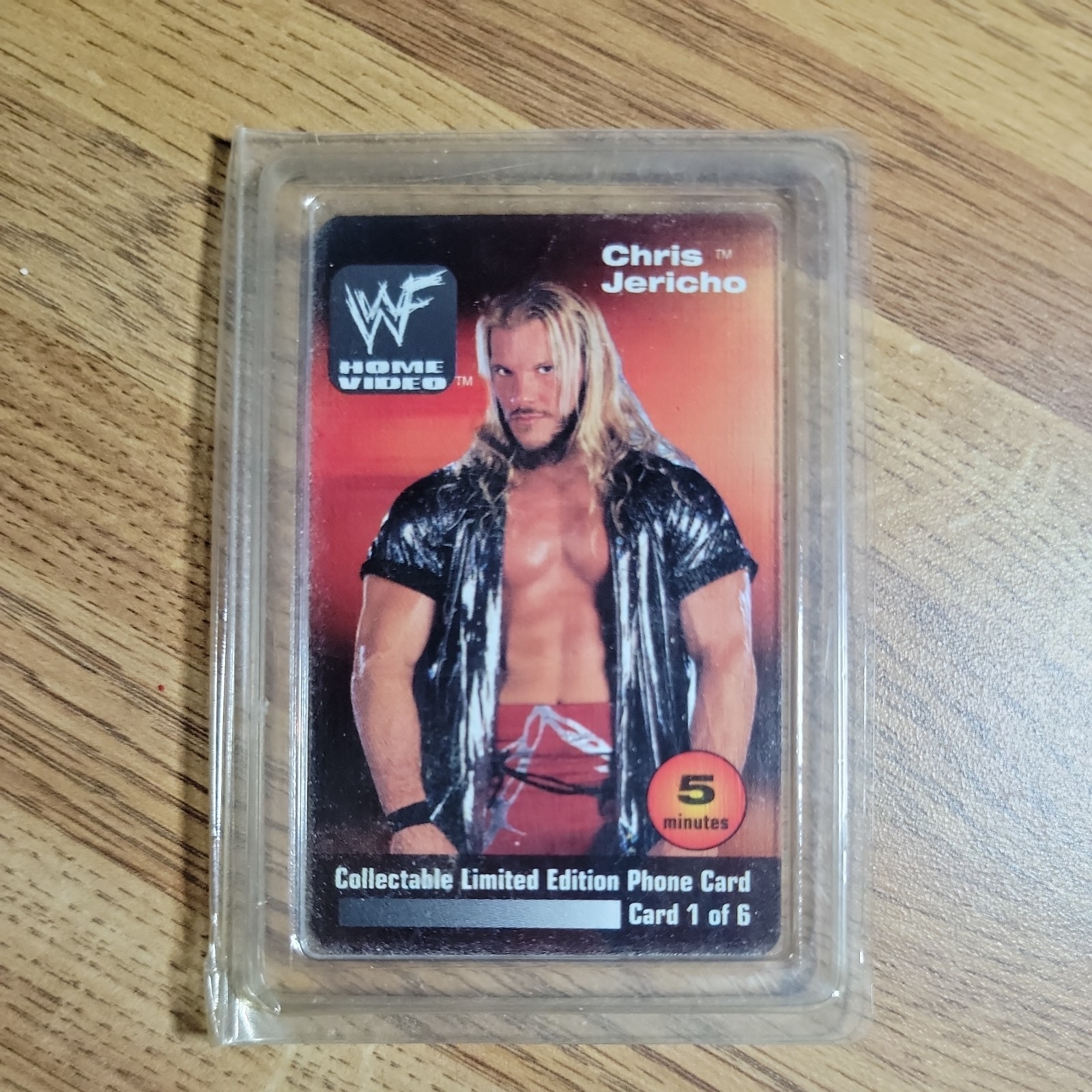 WWF Home Video Collectible Phone Card Chris Jericho Card 1 Of 6