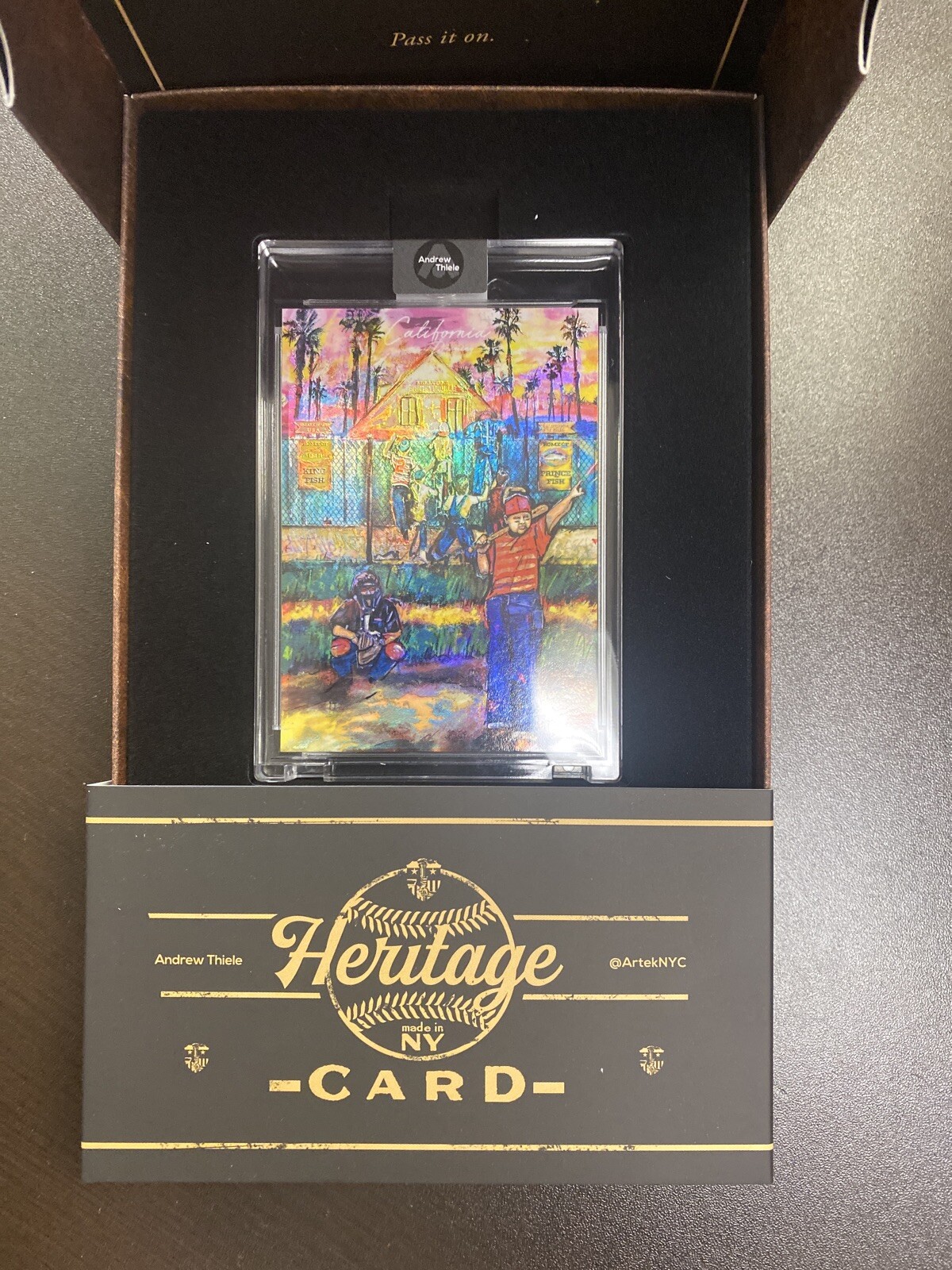 Andrew Thiele-California Dreaming Heritage Card #3 Topps Project 2020 ⚾️ /927 🔥