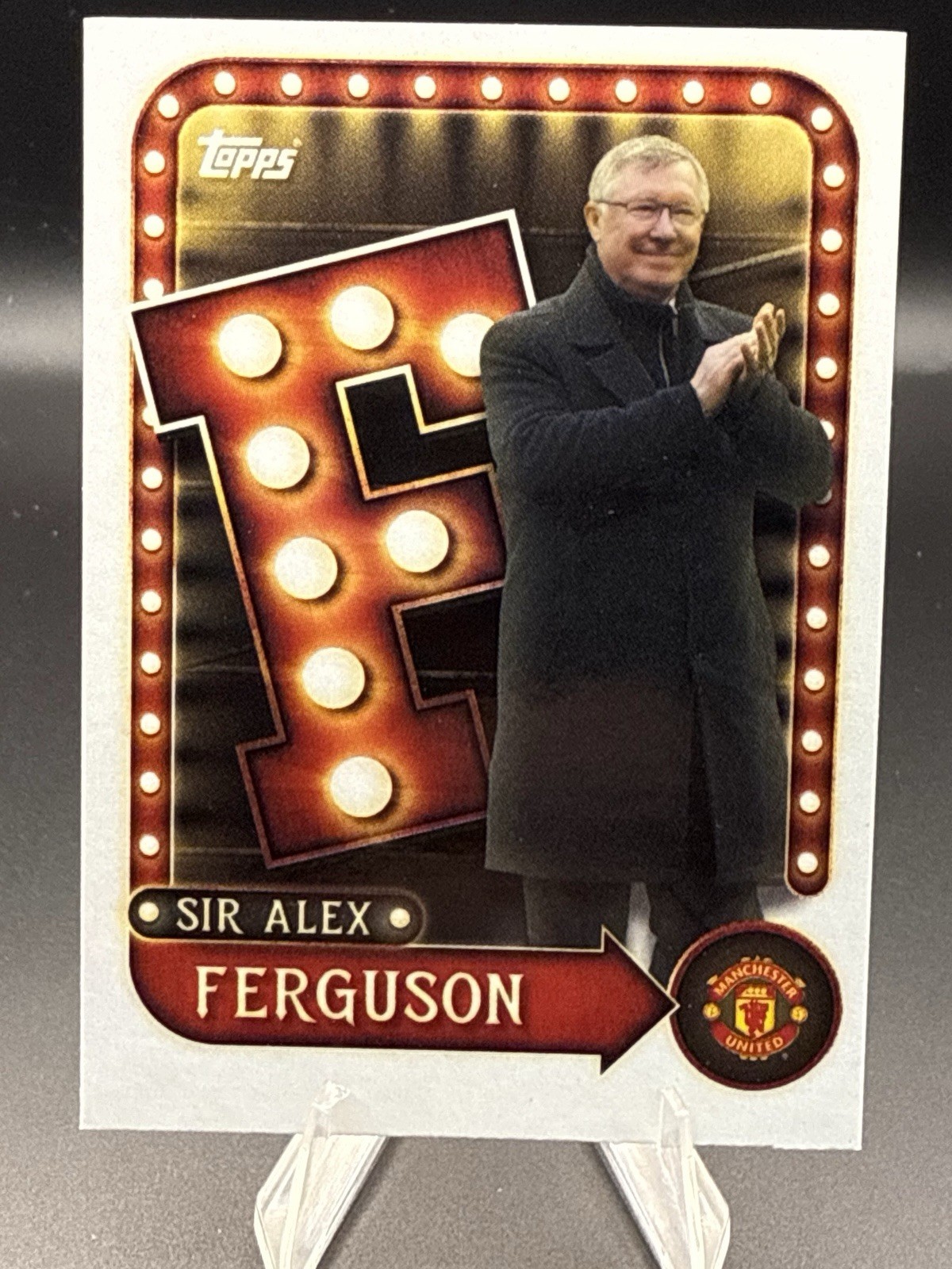 2025-26 Sir Alex Ferguson Manchester United Name In Lights SP