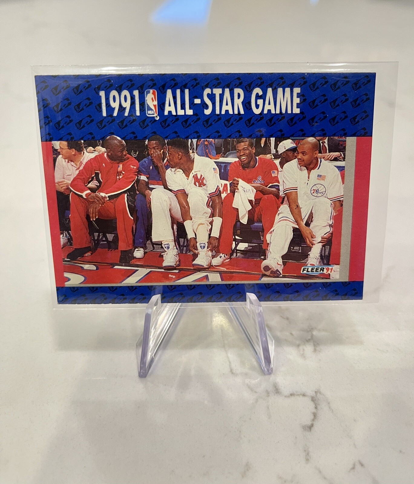 Michael Jordan- 1991-92 Fleer- Enemies- a love story