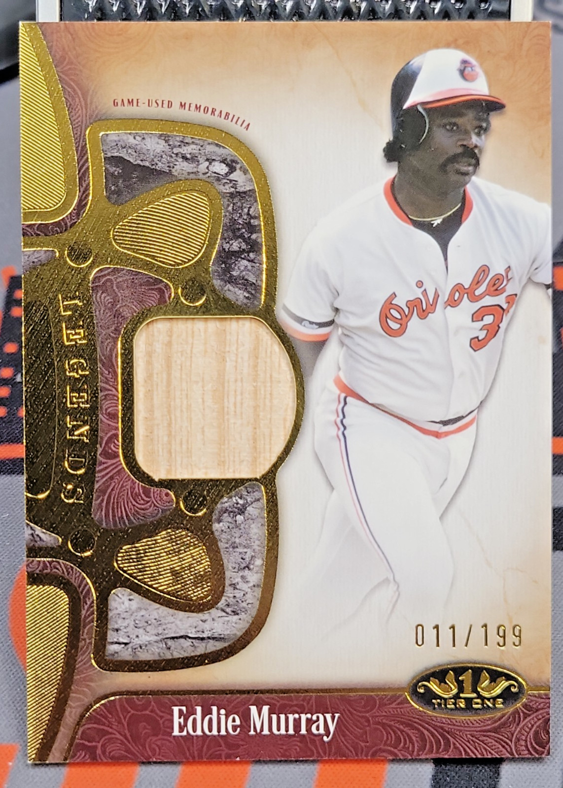 2026 Tier One Baseball Eddie Murray Legend Bat Relic T1LR-EM /199