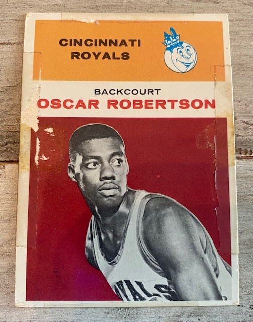 1961-62 Fleer – Oscar Robertson #36 (RC) Good – Tape – No Creases