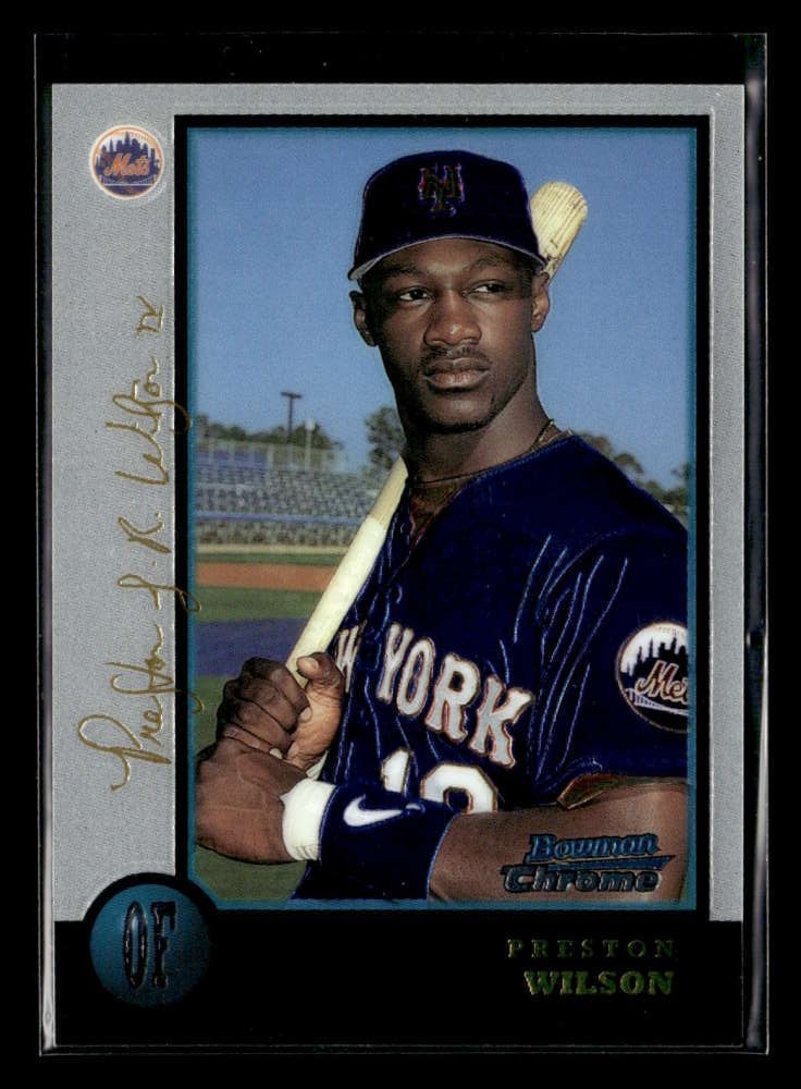 1998 Bowman Chrome Preston Wilson Golden Anniversary /50 #161 FX8679