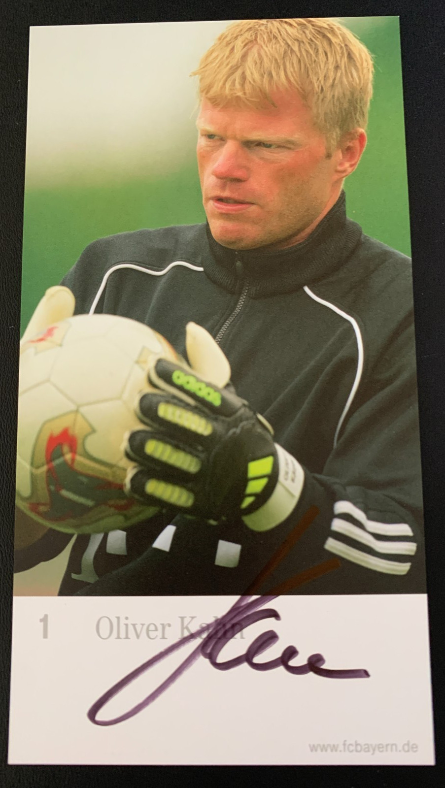2002-03 FC Bayern Munich Official Autograph Signature Oliver Kahn