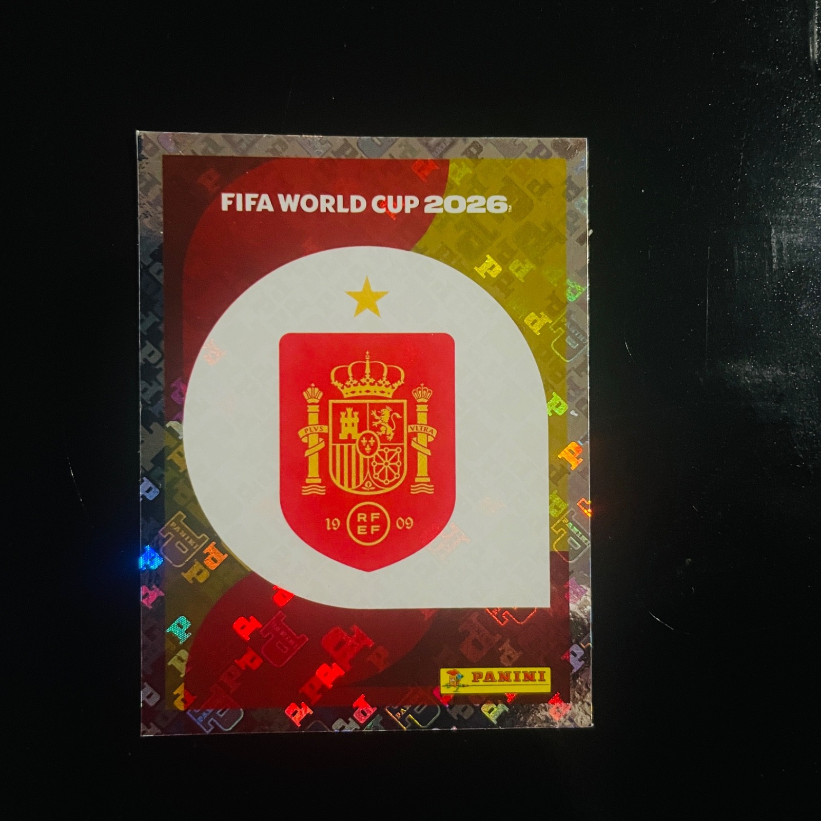 2026 Panini FIFA World Cup Foil Sticker Spain Team Logo #ESP 1 -US Edition