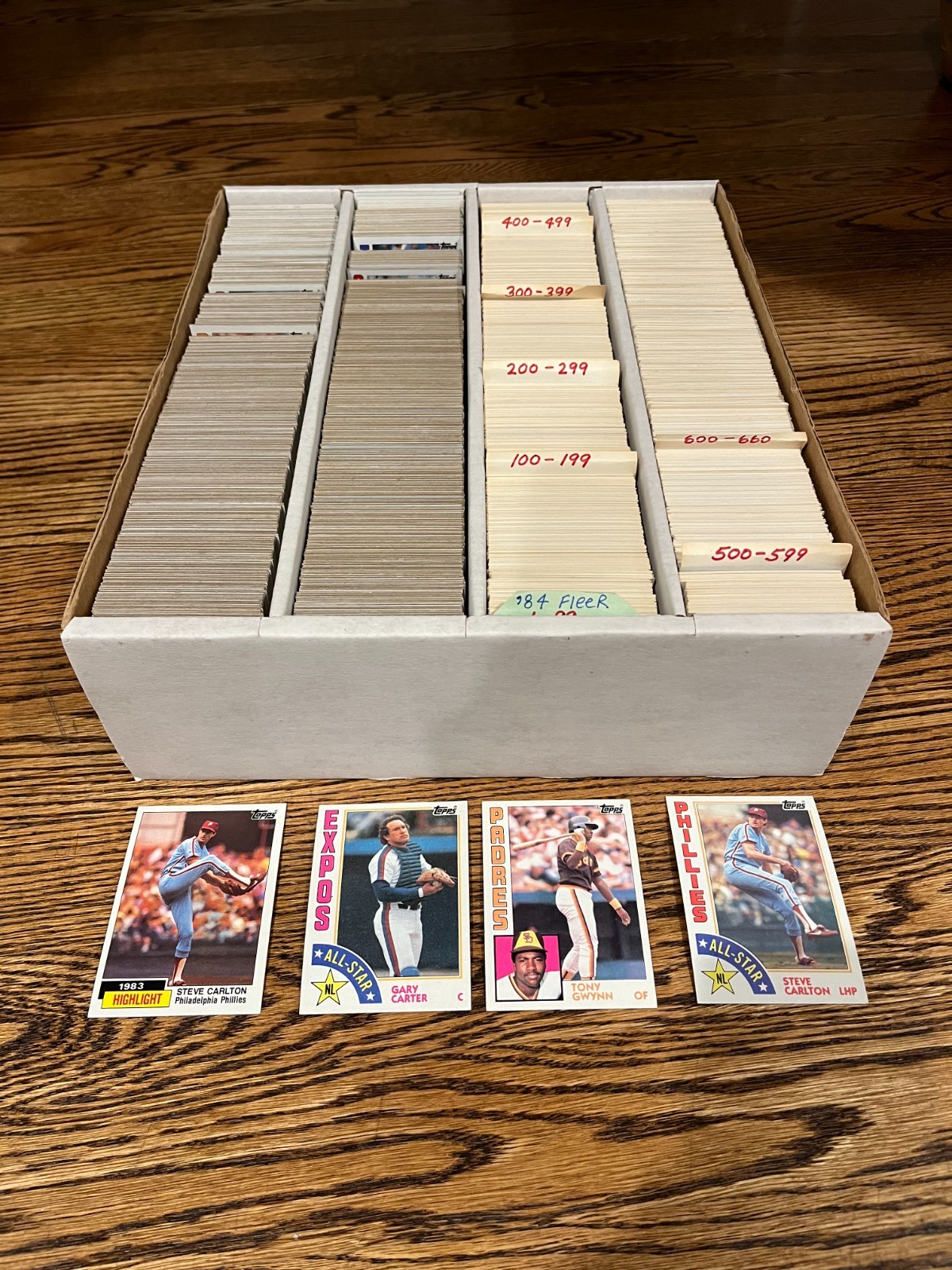 1984 Topps Baseball Commons, Rookies, Stars – Complete your set – #500- #792