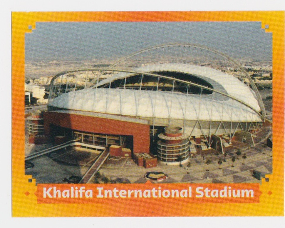 2022 World cup Chromos, stadiums Trophy mascot Panini Qatar
