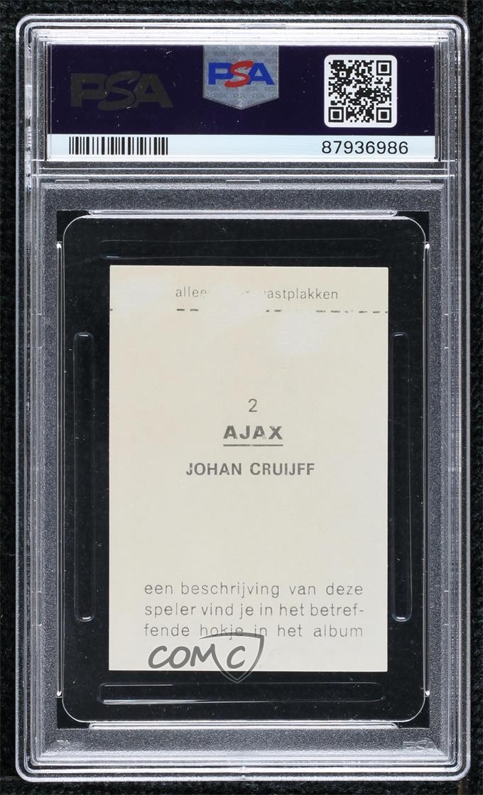 1971 Voetbalsterren Eredivisie Johan Cruyff (Name Misspelled as Cruijff) #2 0v5e