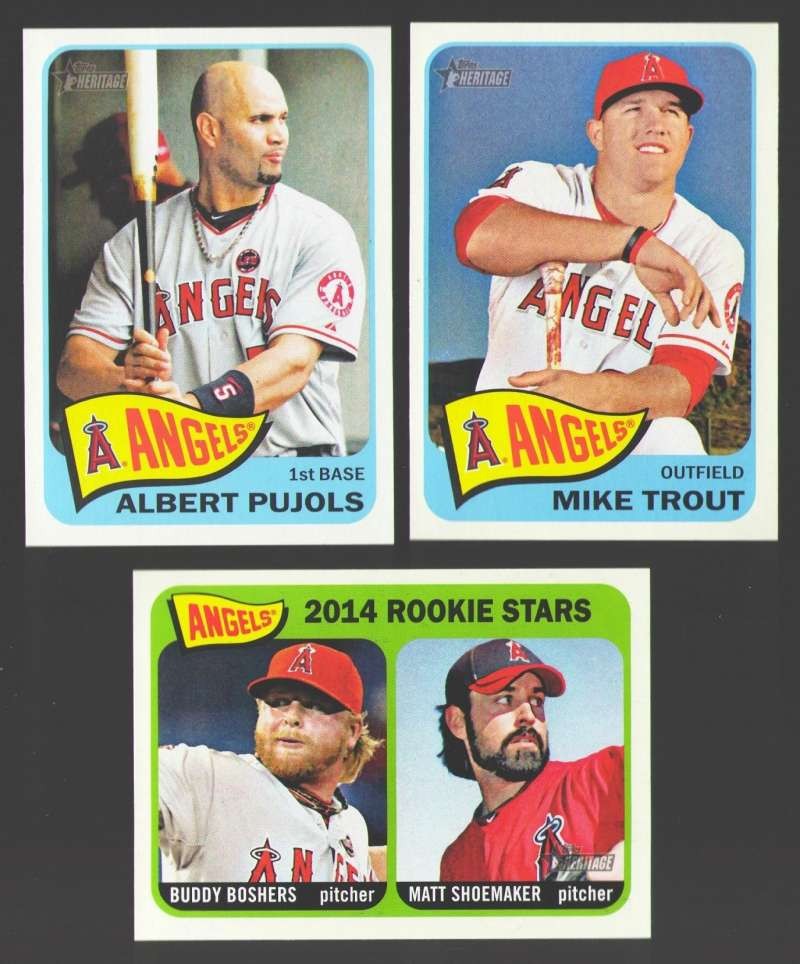 2014 Topps Heritage (1-425) – LOS ANGELES ANGELS of ANAHEIM Team Set