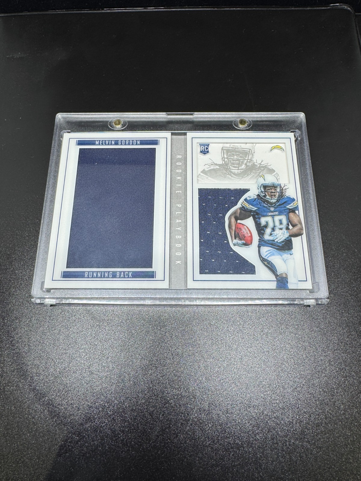 2015 Panini Playbook – Melvin Gordon Rookie Booklet /199 Broncos/Chargers #65 RC