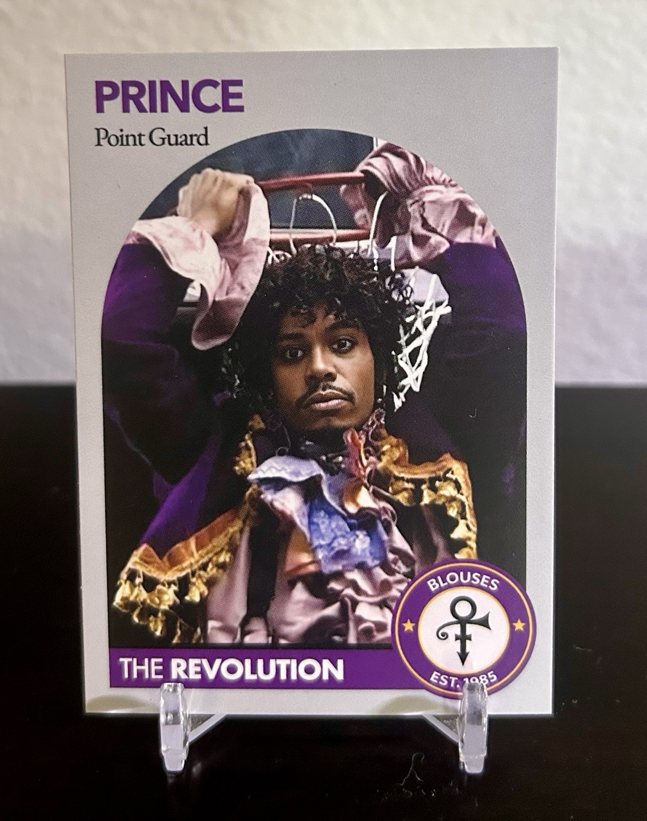 Dave Chappelle x Prince & The Revolution – Custom Blouses Retro Basketball Card