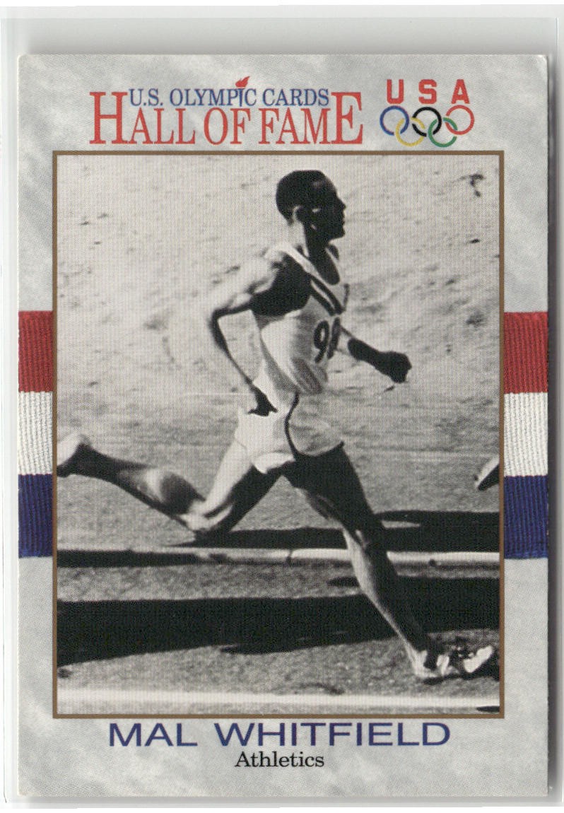 1991 IMPEL U.S. OLYMPIC HALL OF FAME #39 MAL WHITFIELD USA