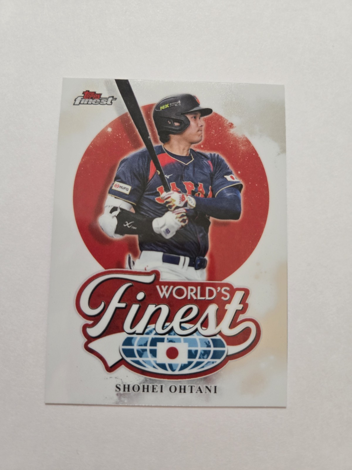 Topps Finest 2026 Shohei Ohtani World’s Finest Insert WF-22 Japan WBC