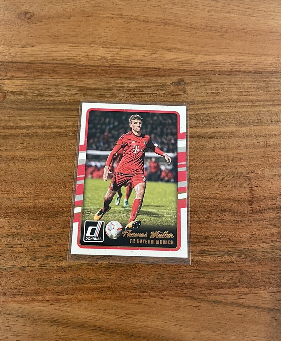 Thomas Muller 2016-17 Panini Donruss Soccer Bayern Munich Germany NRMT+