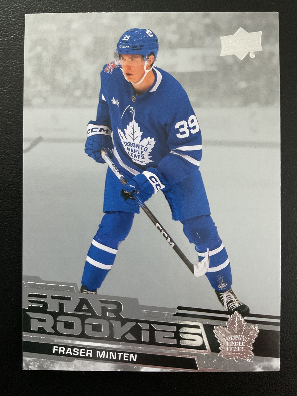 Fraser Minten 2023-24 Upper Deck Star Rookies RC Card #23 *Quantity Available*