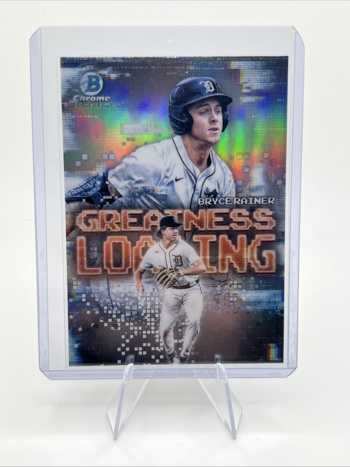 2025 Bowman Chrome #GL-5 Bryce Rainer Greatness Loading Detroit Tigers