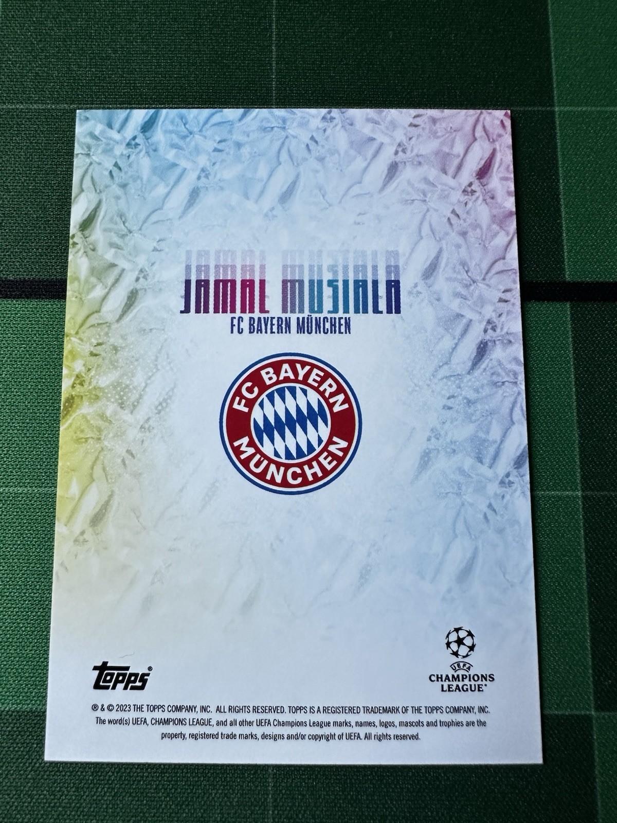 2022-23 Curated Jamal Musiala Platinum /99 Bayern Munich Germany