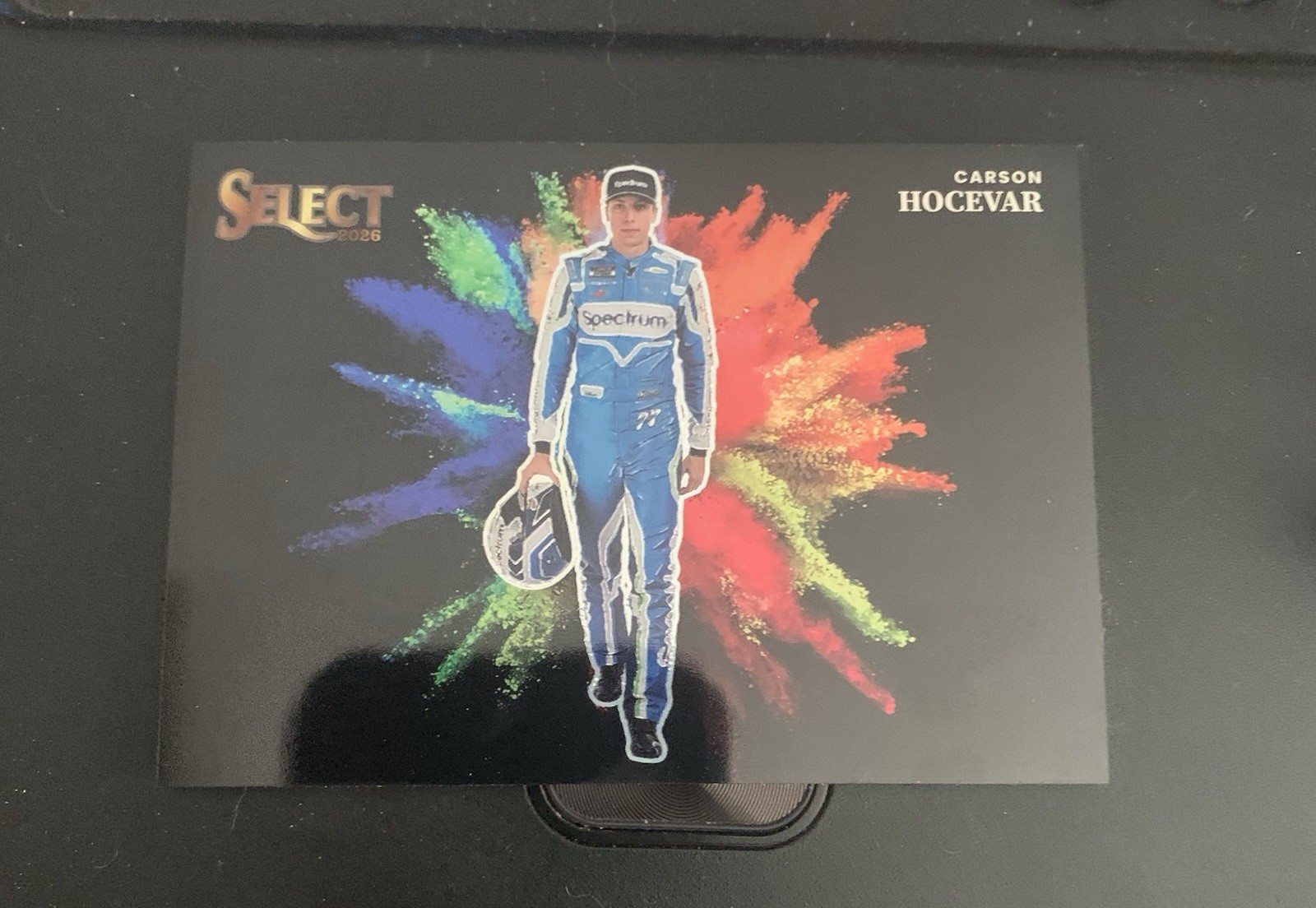 Panini Select 2026 Carson Hocevar Color Blast SSP + Luke Fenhaus 2025 Select /25