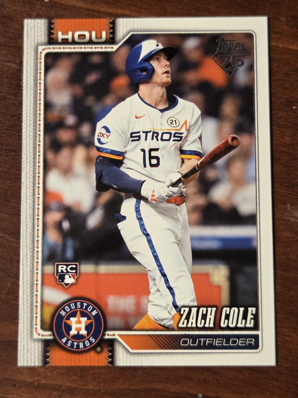 2026 Topps Series 2 #601 Zach Cole RC Rookie Astros Base