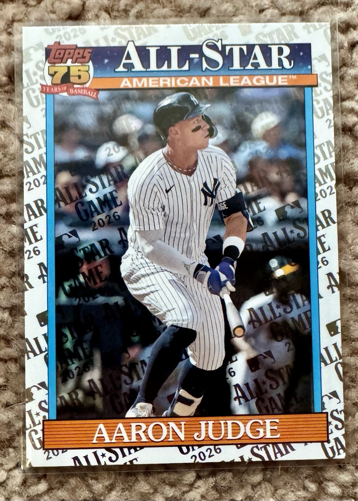 2026 Topps Series 2 Aaron Judge #91AS-1 Topps All-Stars Game Parallel Yankees