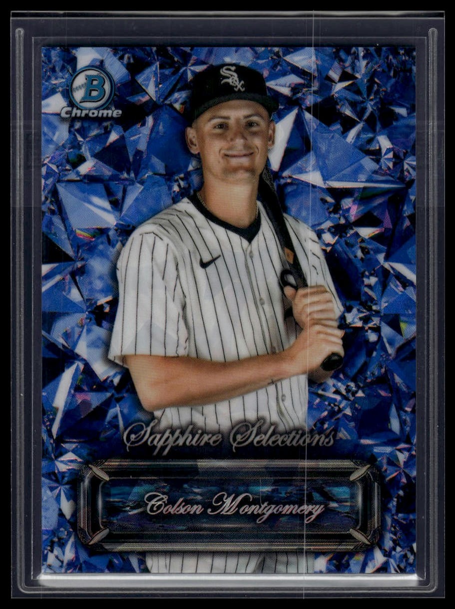 2024 Bowman Chrome Sapphire Edition #SS-10 Colson Montgomery Sapphire Selections