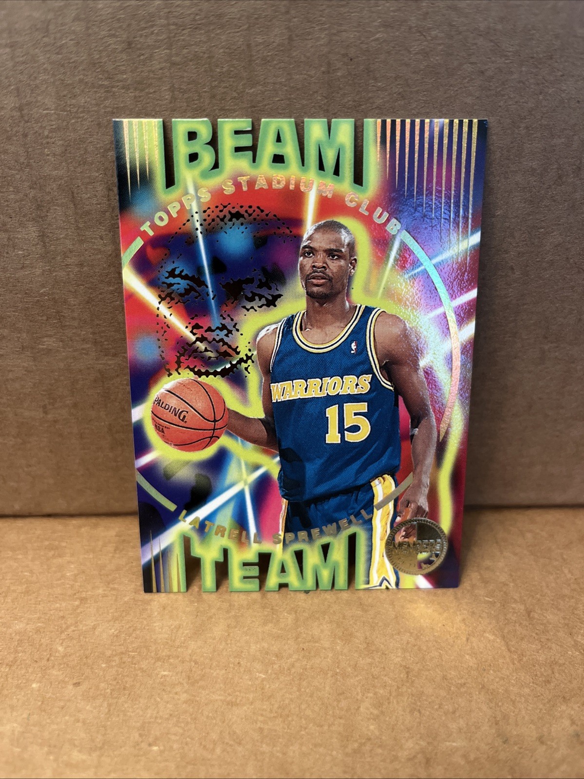 Latrell Sprewell 1996 Beam Team Die Cut Members Only