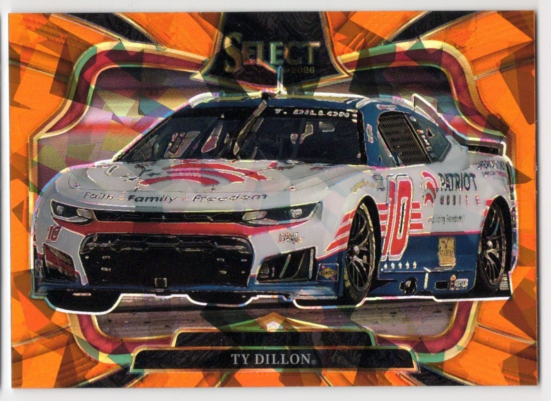 2026 Panini Select Ty Dillon #146 Orange Ice NASCAR Racing