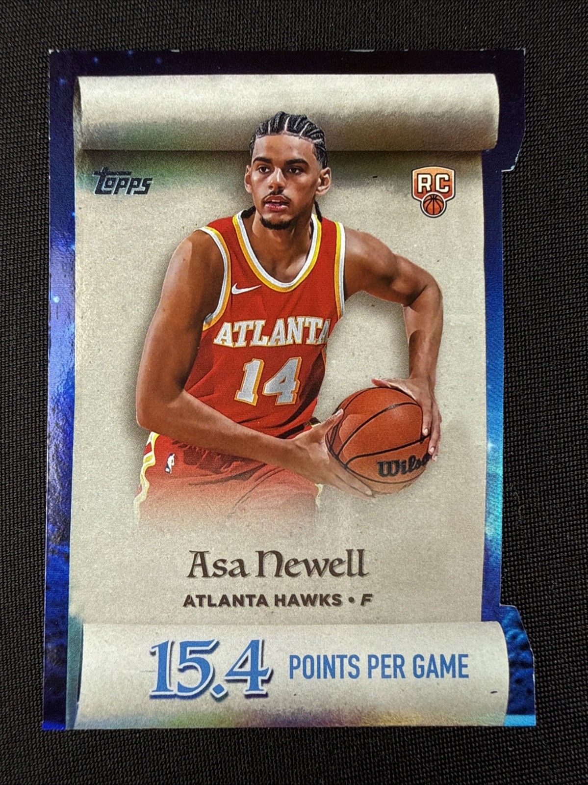 Asa Newell Rookie Card RC 2025-26 Topps Holiday Making the Nice List #ML-23