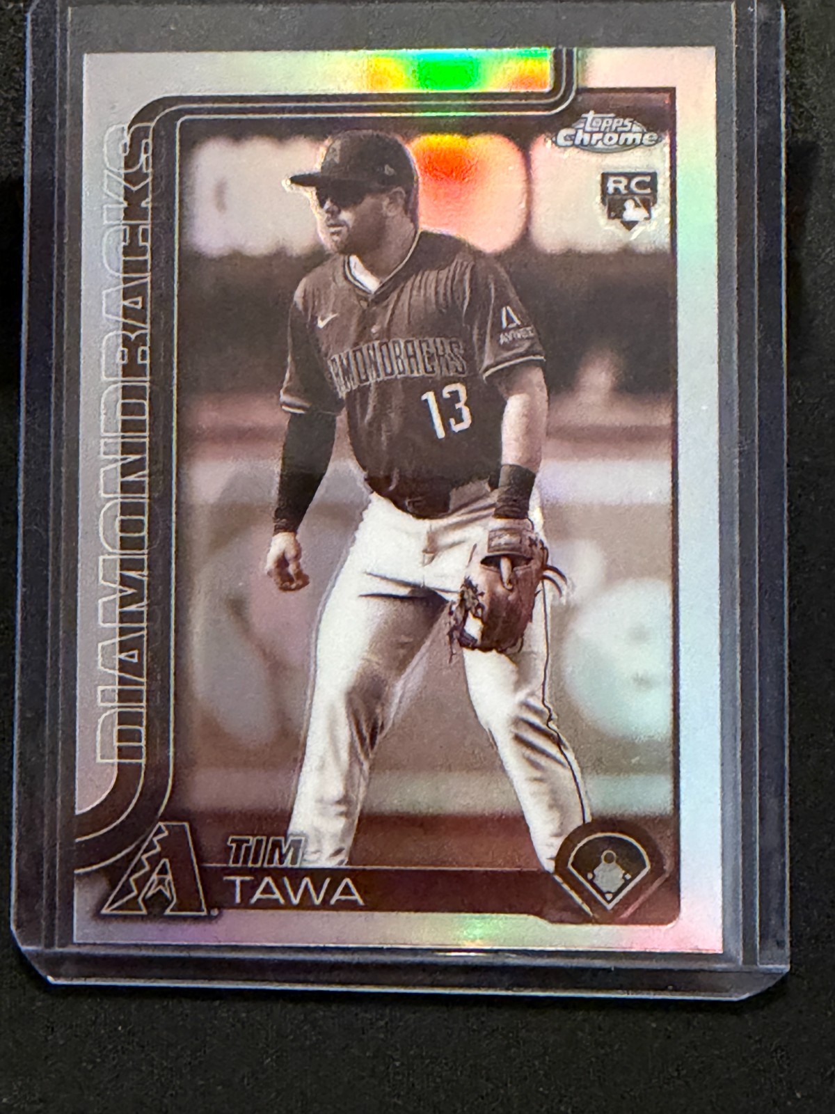 Tim Tawa 2025 Topps Chrome Update Sepia Refractor #USC104 (RC) – Diamondbacks