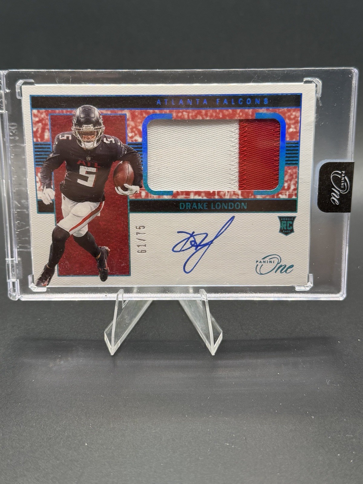 2022 Panini One Drake London Auto Patch RC /75 Atlanta Falcons Sealed RC 💎🔥