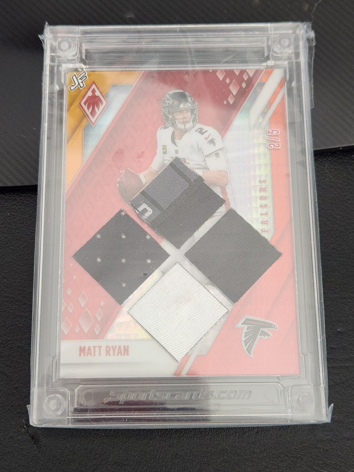 2022 Jersey Fusion Matt Ryan Multi-Swatch Card, S#/5.