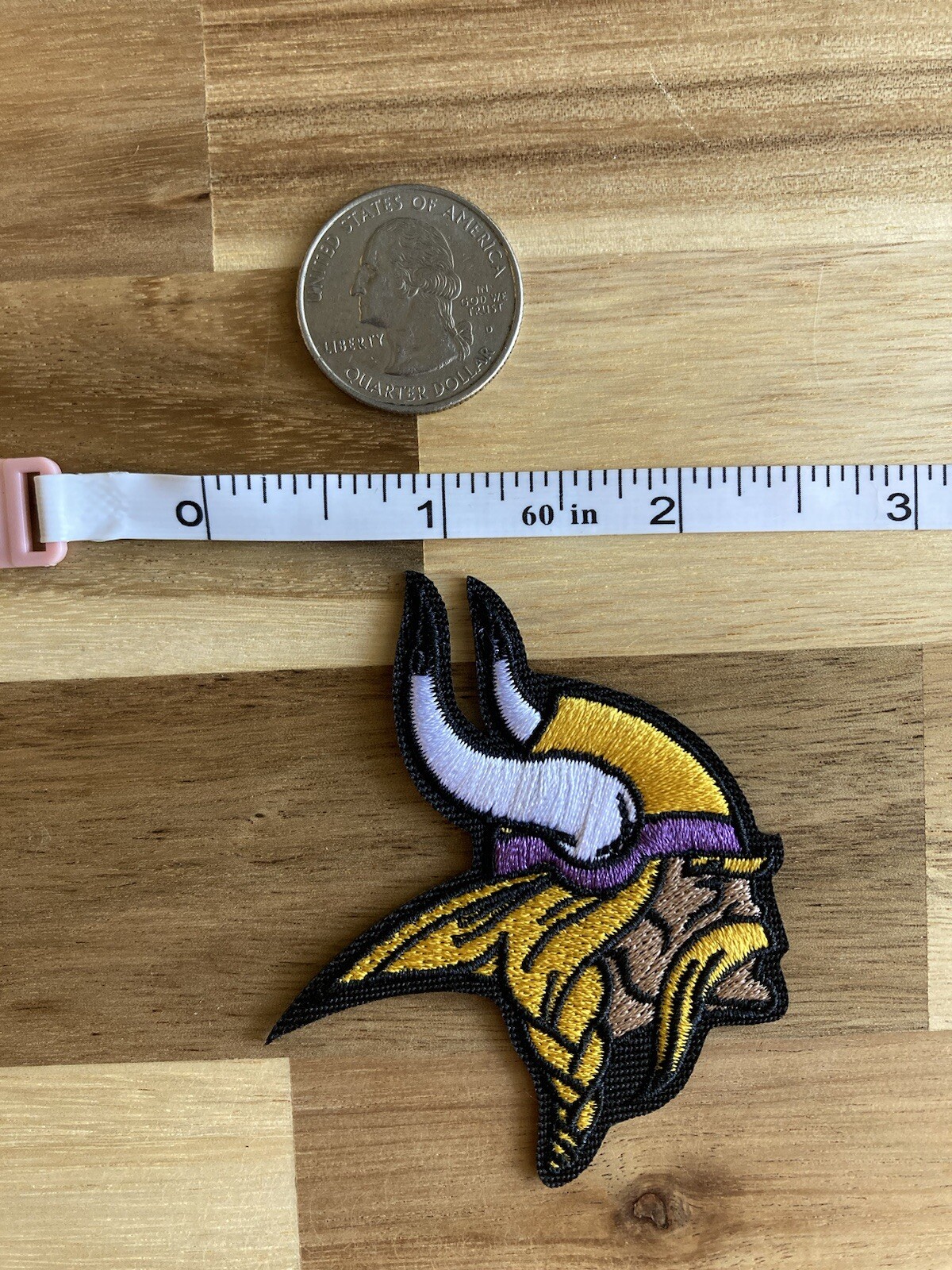 Minnesota Vikings Embroidered Iron On Patch Great On Jackets & Hats NFL 3 Inch