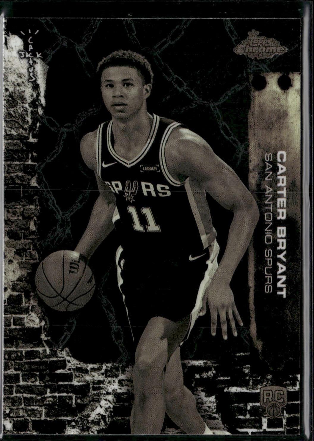 2025-26 Topps Chrome Cactus Jack #74 Carter Bryant San Antonio Spurs