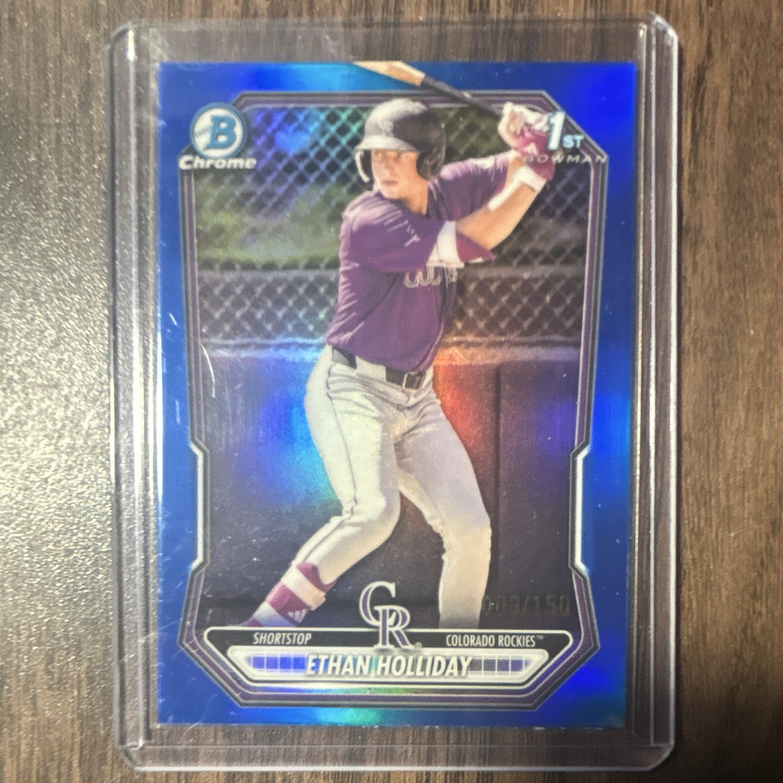2026 Bowman Baseball Ethan Holliday 1st Bowman Blue /150 BCP-1