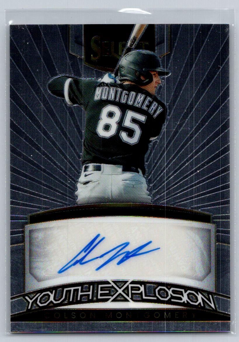 2023 Panini Select #YES-CM Colson Montgomery Youth Explosion Signatures