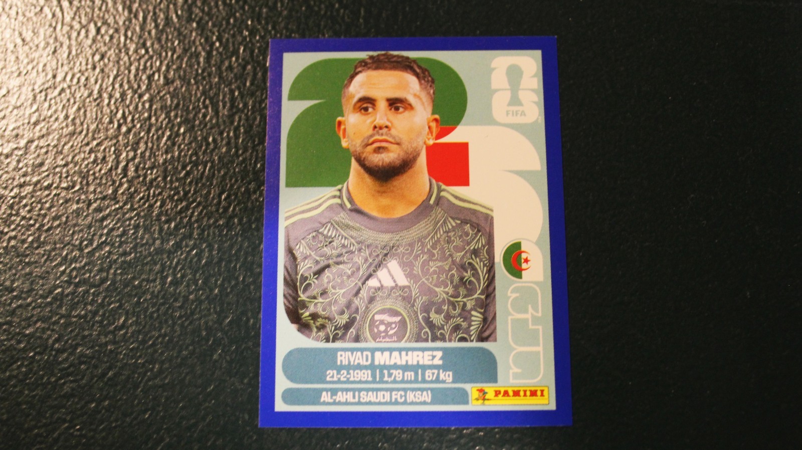 2026 FIFA World Cup Panini Sticker Riyad Mahrez Algeria