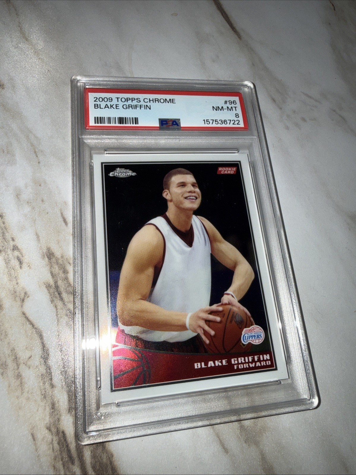 2009 Topps Chrome Blake Griffin Rookie Card 606/999