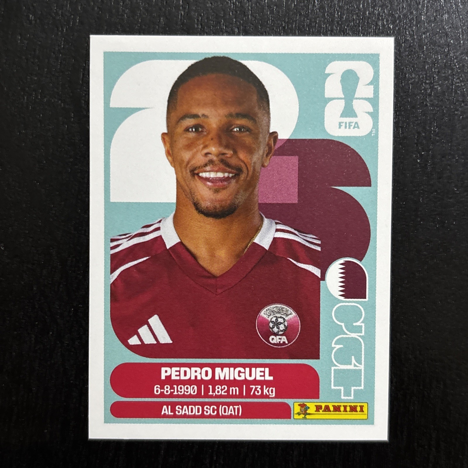 2026 Panini FIFA World Cup Sticker Pedro Miguel #QAT 7 Qatar
