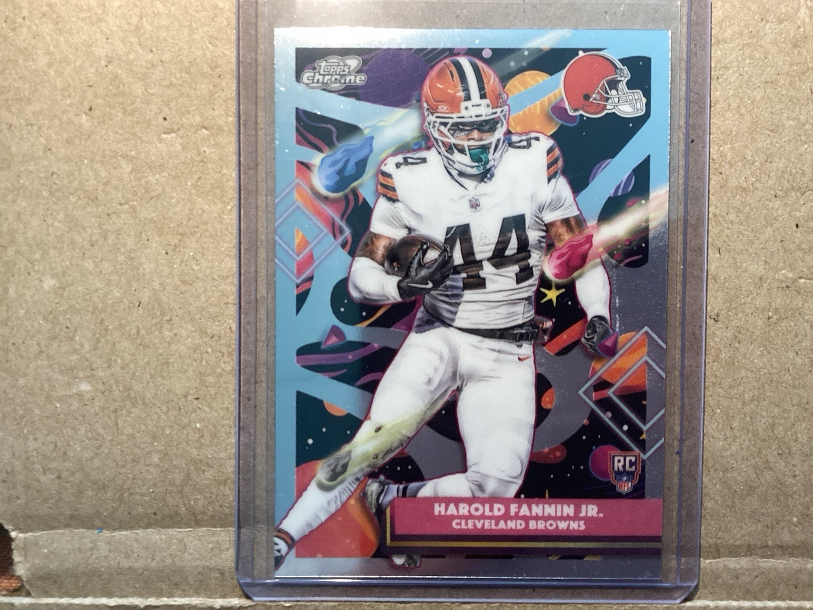 2025 Topps Cosmic Football Harold Fanin Jr Rookie Base